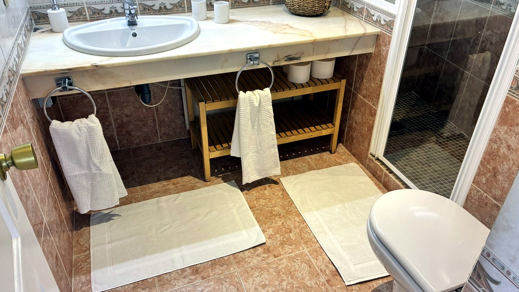 Bathroom of the holiday apartment