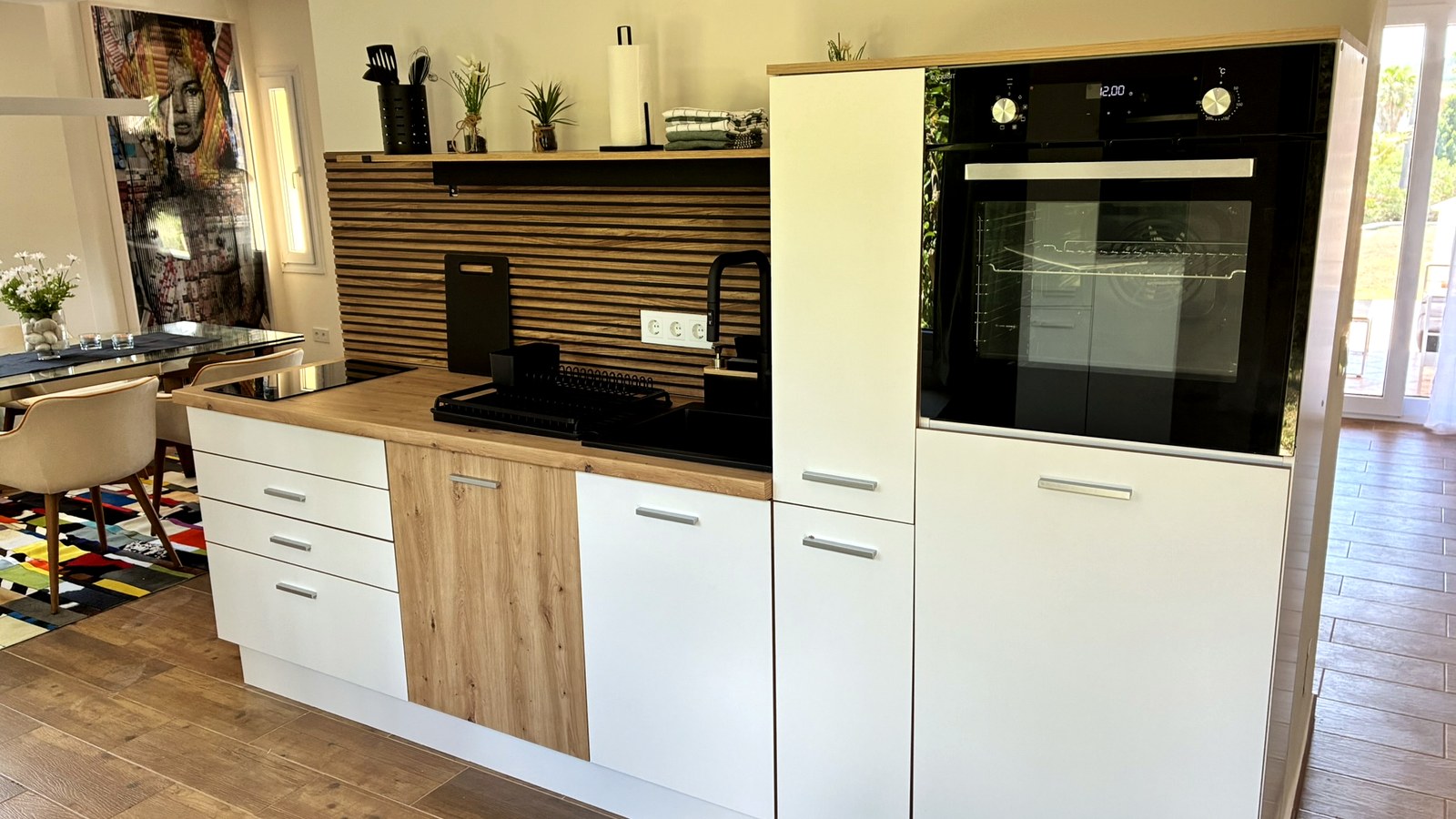 Kitchen of the Bluehorizon Alcaidesa apartment